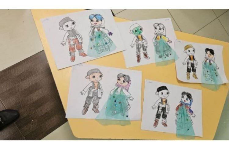 کلاژ لباس مازندران 1