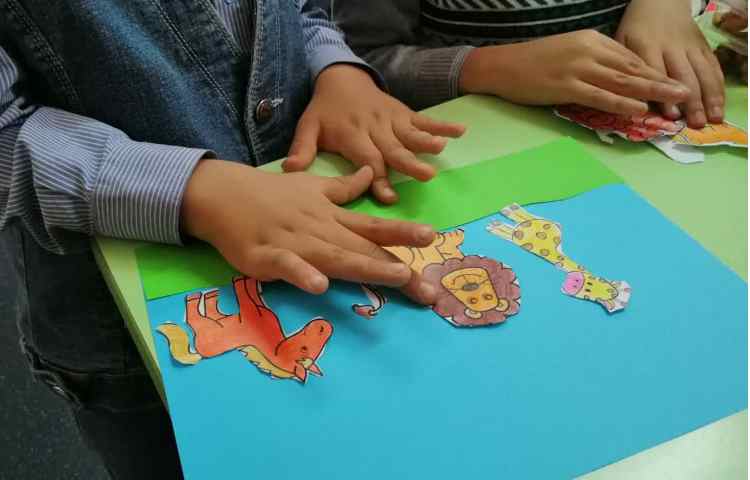 کلاژ و رنگ آمیزی حیوانات 1