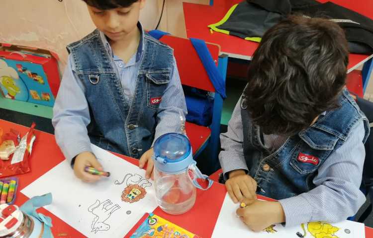 کلاژ و رنگ آمیزی حیوانات 4