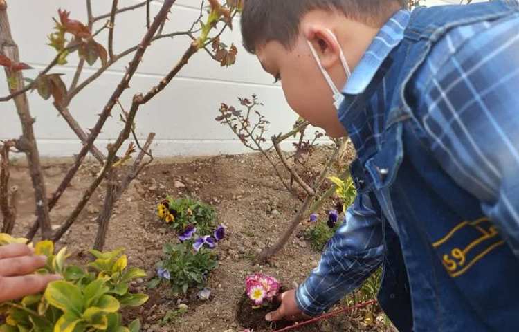 گرامیداشت روز درختکاری دانش آموزان دبستان علوی 3