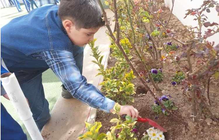 گرامیداشت روز درختکاری دانش آموزان دبستان علوی 4