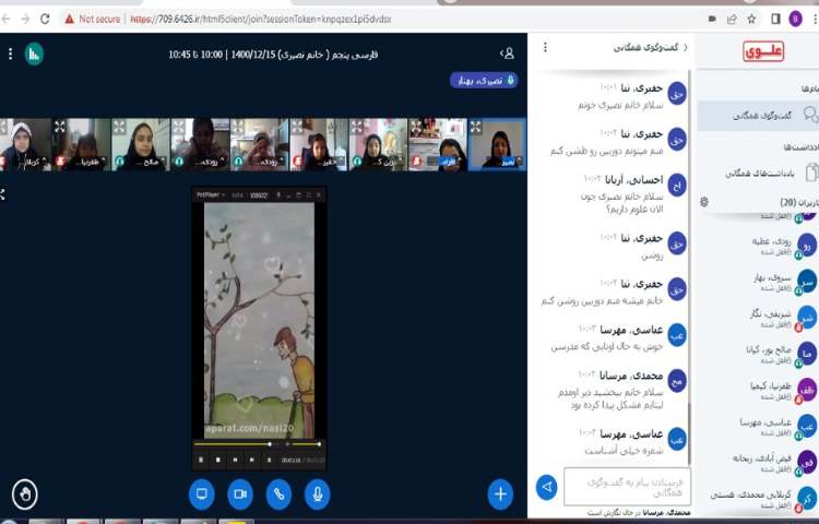 گرامی داشت روز درختکاری با همراهی دانش آموزان 1