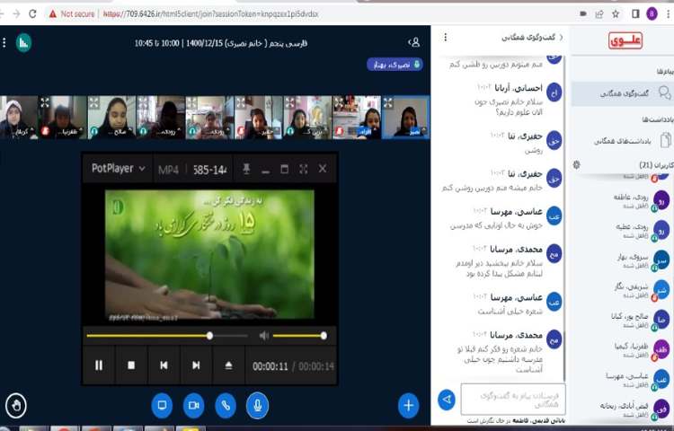 گرامی داشت روز درختکاری با همراهی دانش آموزان 3