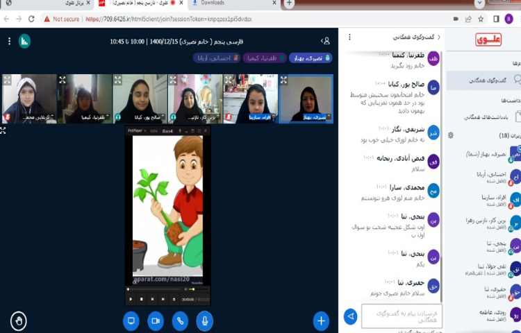 گرامی داشت روز درختکاری با همراهی دانش آموزان 5