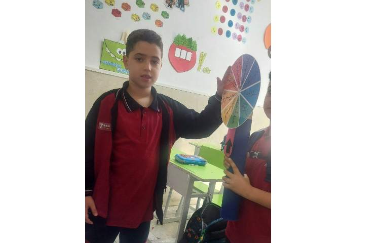 گردونه ی شانس برای دانش آموزان با انضباط و همراه در کلاس