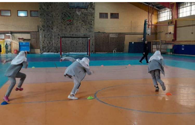 گرم کردن و دویدن