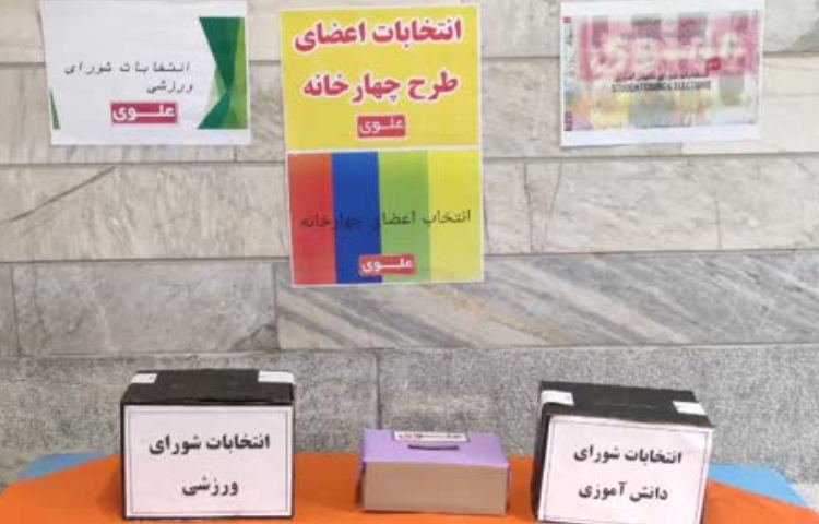 گزارش تصویری انتخابات دانش‌آموزی
