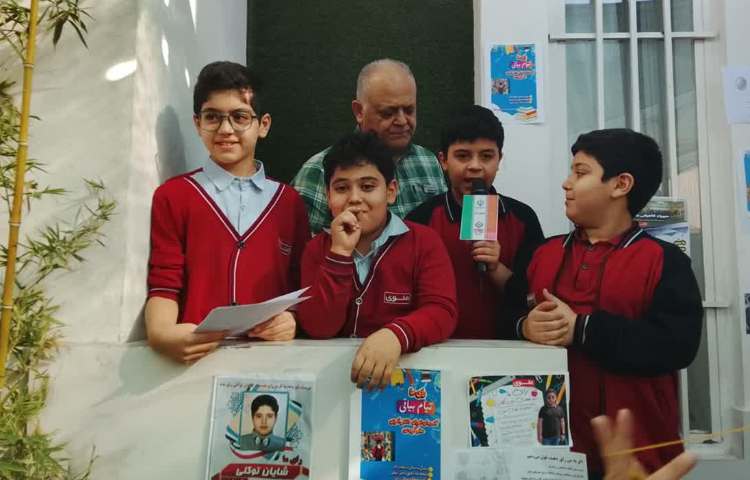 گفتمان کاندیدای شورای دانش آموزی وطرح چهارخانه تریبون آزاد 4