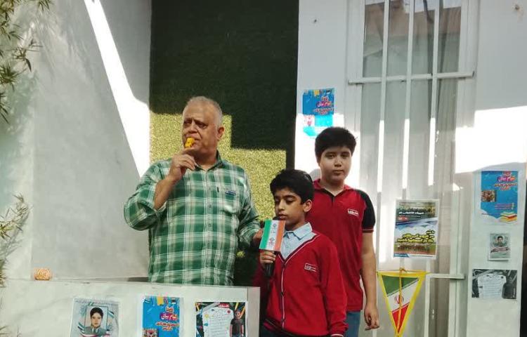 گفتمان کاندیدای شورای دانش آموزی وطرح چهارخانه تریبون آزاد 6