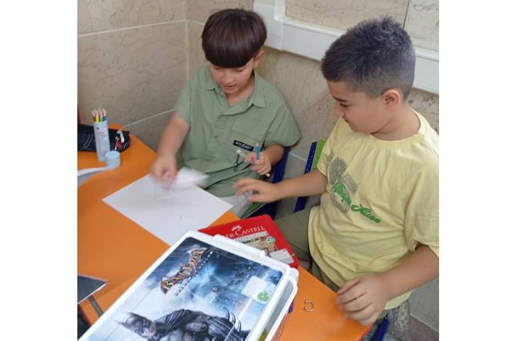 یادآوری محیط و ساخت تانگرام و اندازه‌گیری محیط آن 4