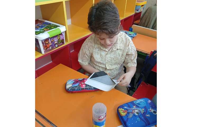 یادآوری محیط و ساخت تانگرام و اندازه‌گیری محیط آن 8