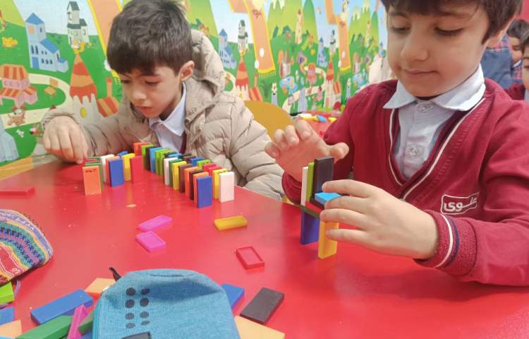 یادآوری چیدمان دومینو 6