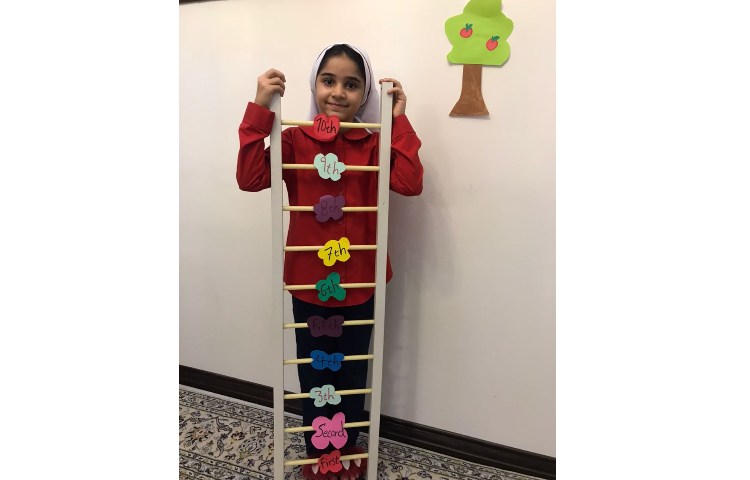 یادگیری اعداد ترتیبی به انگلیسی(آوا امیری ) 2