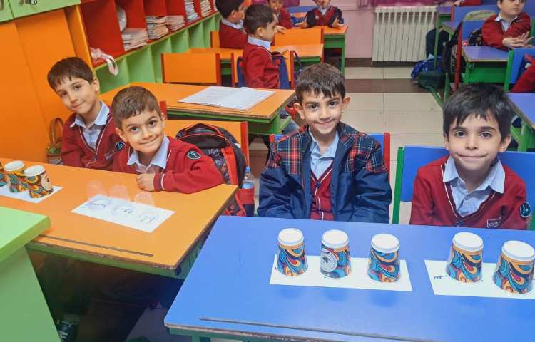 یادگیری با بازی لیوان 2