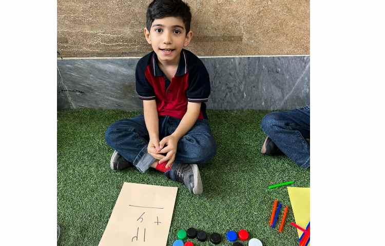 یادگیری جمع ستونی به صورت عینی 0