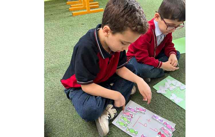 یادگیری جمع ستونی به صورت عینی 2