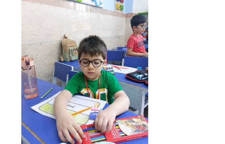 یادگیری رنگ ها پیش دبستانی 2