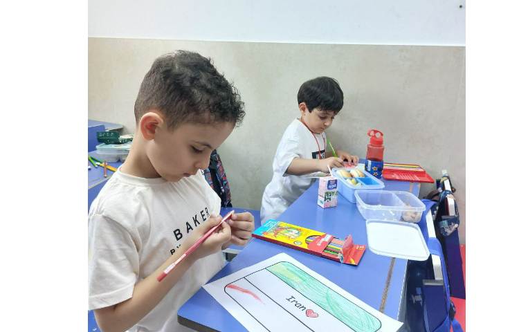 یادگیری رنگ ها پیش دبستانی 9