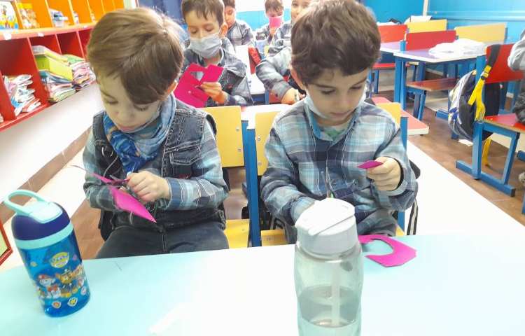 :یادگیری سایز اشکال هندسی با کاردستی 3