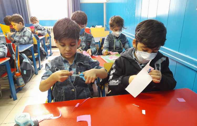 :یادگیری سایز اشکال هندسی با کاردستی 5