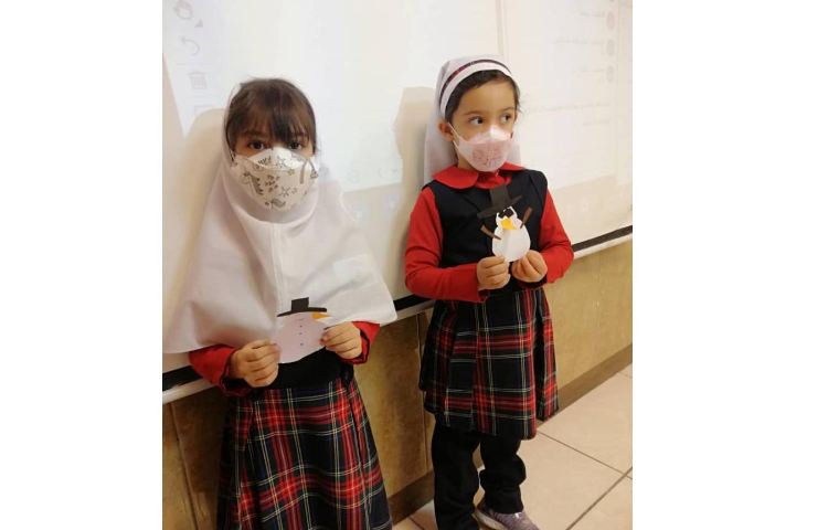 یادگیری صدای o-e/ ow/ oa و ساخت کاردستی snowman در کلاس 2