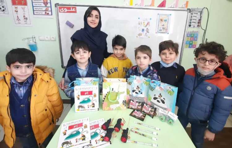 یادگیری و ایجاد انگیزه نشانه ک پایه اول