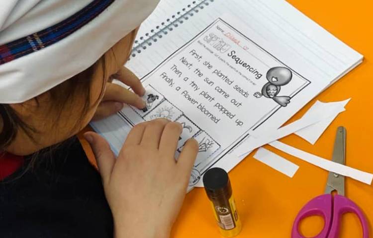 یادگیری و تمرین ترتیب جمله نویسی 2