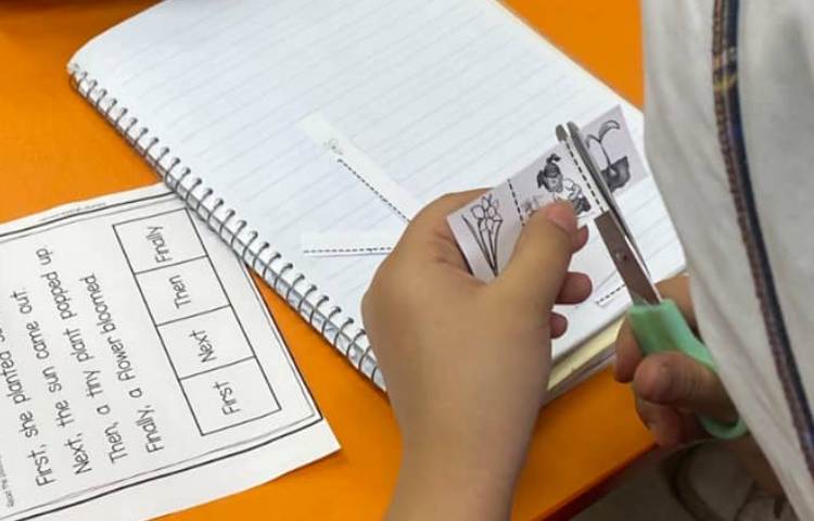 یادگیری و تمرین ترتیب جمله نویسی 3