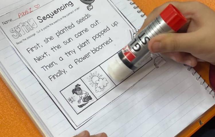 یادگیری و تمرین ترتیب جمله نویسی