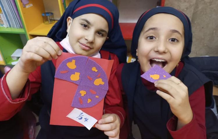 یادگیری کسرها در ریاضی 2