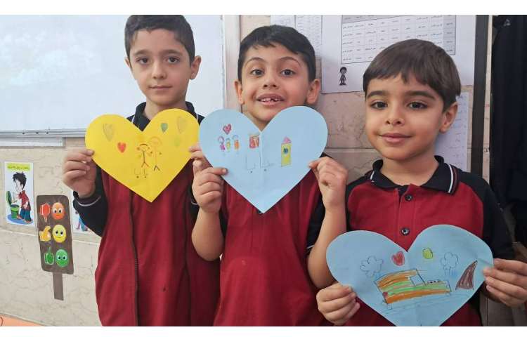 یادگیری کلمه ی زیبای بابا و نقاشی برای بابا های عزیز 3