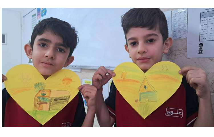 یادگیری کلمه ی زیبای بابا و نقاشی برای بابا های عزیز 8