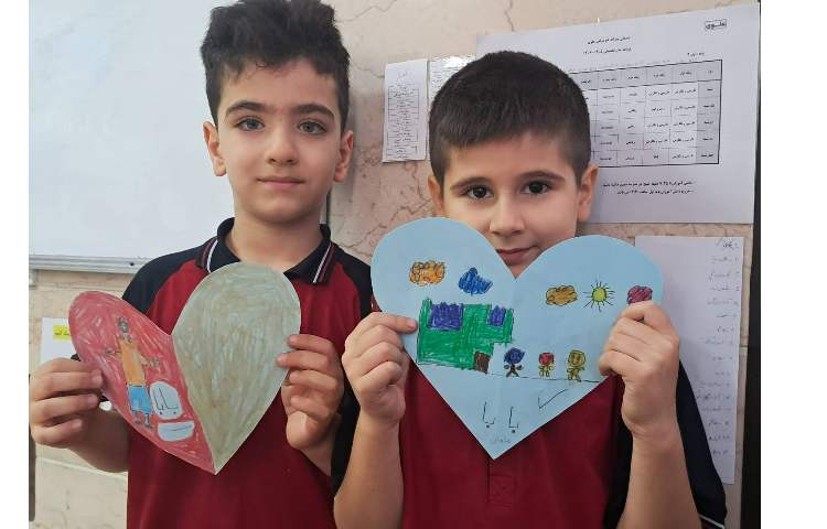 یادگیری کلمه ی زیبای بابا و نقاشی برای بابا های عزیز 9